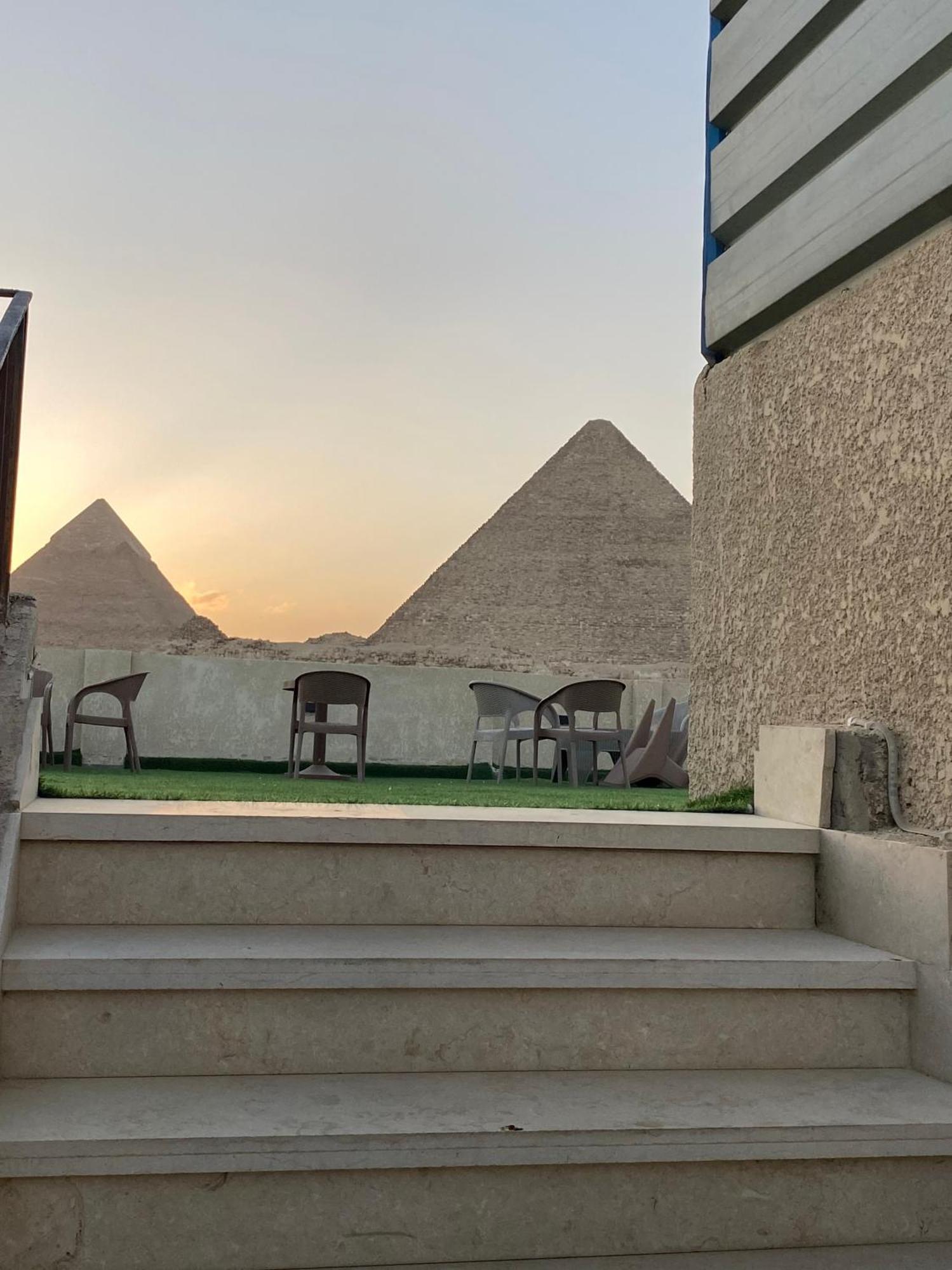 Isis Pyramids View Inn Kafret el-Gabal Eksteriør bilde