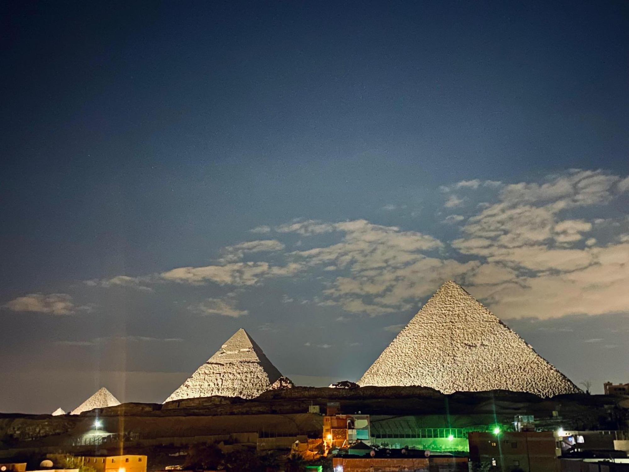 Isis Pyramids View Inn Kafret el-Gabal Eksteriør bilde
